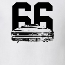 1966 Chevelle Rear View With Year Light Color T Shirt