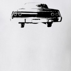 1962 Bel Air Rear View Light Color T Shirt