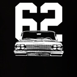 1962 Bel Air Grill View With Year Dark Color T Shirt