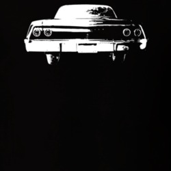 1962 Bel Air Rear View Dark Color T Shirt
