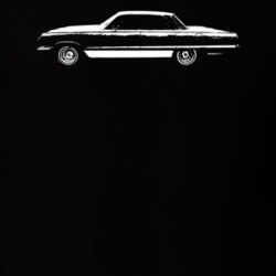1963 Bel Air Side View Dark Color T Shirt