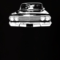 1963 Bel Air Grill View Dark Color T Shirt