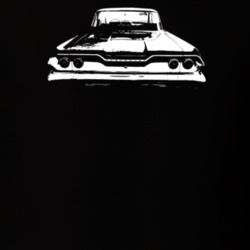 1963 Bel Air Rear View Dark Color T Shirt