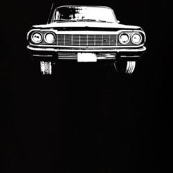 1964 Bel Air Grill View Dark Color T Shirt