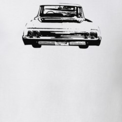 1964 Bel Air Rear View Light Color T Shirt