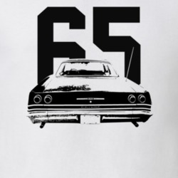 1965 Bel Air Rear View With Year Light Color T Shirt
