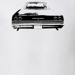 1965 Bel Air Rear View Light Color T Shirt