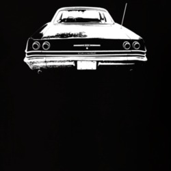 1965 Bel Air Rear View Dark Color T Shirt