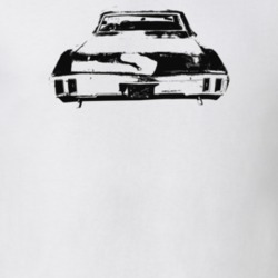 1970 Bel Air Rear View Light Color T Shirt