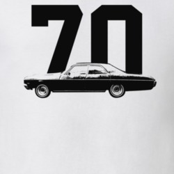 1970 Bel Air Side View With Year Light Color T Shirt