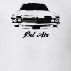 1970 Bel Air Grill View With Model Light Color T Shirt