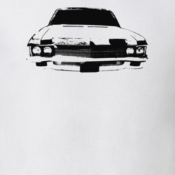 1970 Bel Air Grill View Light Color T Shirt