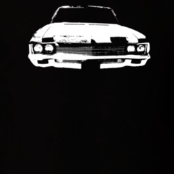 1970 Bel Air Grill View Dark Color T Shirt