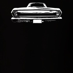 1963 Nova Rear View Dark Color T Shirt