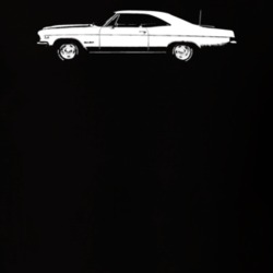1966 Impala Side View Dark Color T Shirt