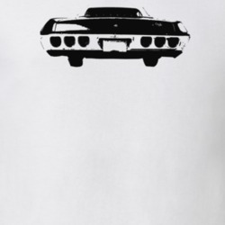 1968 Impala Rear View Light Color T Shirt