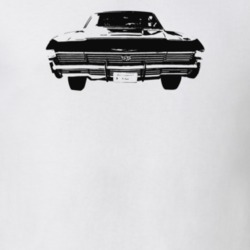 1968 Impala Grill View Light Color T Shirt