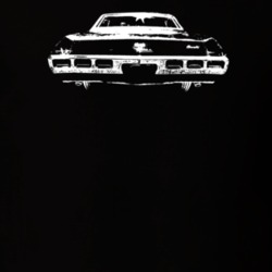 1969 Impala Rear View Dark Color T Shirt