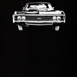1969 Impala Grill View Dark Color T Shirt