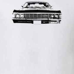 1967 Impala Grill View Light Color T Shirt
