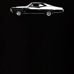 1967 Impala Side View Dark Color T Shirt