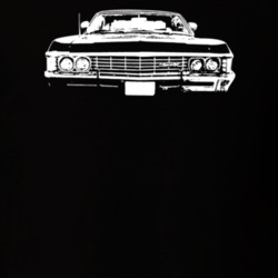 1967 Impala Grill View Dark Color T Shirt