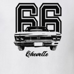 1966 Chevelle Grill View With Year And Model Light Color T Shirt