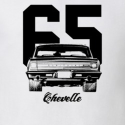 1965 Chevelle Rear View With Year And Model Light Color T Shirt