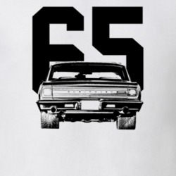 1965 Chevelle Rear View With Year Light Color T Shirt
