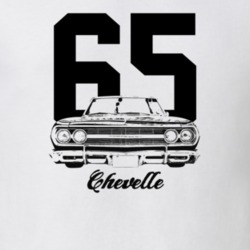1965 Chevelle Grill View With Year And Model Light Color T Shirt