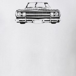 1965 Chevelle Grill View Light Color T Shirt