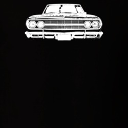 1965 Chevelle Grill View Dark Color T Shirt