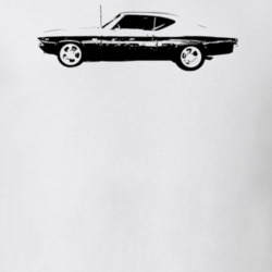 1969 Chevelle Side View Light Color T Shirt