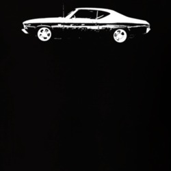 1969 Chevelle Side View Dark Color T Shirt