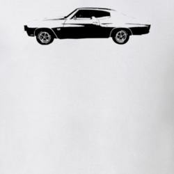 1970 Chevelle Side View Light Color T Shirt