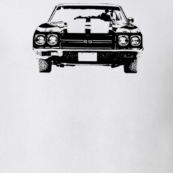 1970 Chevelle Grill View Light Color T Shirt
