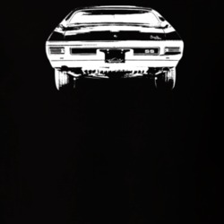 1970 Chevelle Rear View Dark Color T Shirt