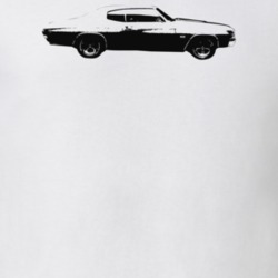 1972 Chevelle Side View Light Color T Shirt
