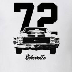 1972 Chevelle Grill View With Year And Model Light Color T Shirt