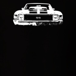 1972 Chevelle Grill View Dark Color T Shirt