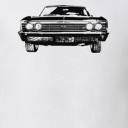 1967 Chevelle Grill View Light Color T Shirt