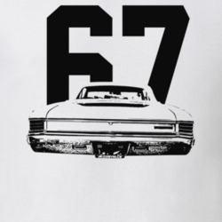 1967 Chevelle Rear View With Year Light Color T Shirt