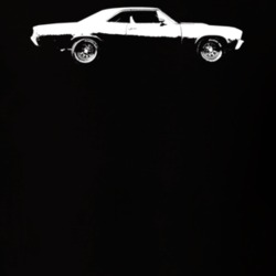 1967 Chevelle Side View Dark Color T Shirt