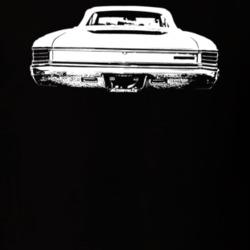 1967 Chevelle Rear View Dark Color T Shirt