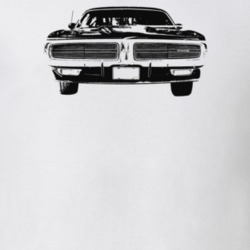 1971 Charger Grill View Light Color T shirt