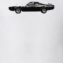 1971 Charger Side View Light Color T shirt