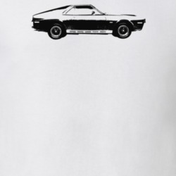 1968 Amx Side View Light Color T Shirt
