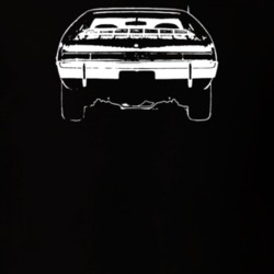 1968 Amx Rear View Dark Color T Shirt