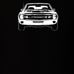 1968 Amx Grill View Dark Color T Shirt