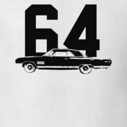 1964 Wildcat Side View With Year Light Color T Shirt